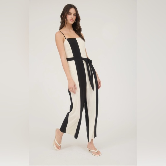 Blu Pepper Colorblock Wide Leg Jumpsuit - Picture 4 of 4